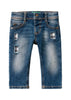 Benetton "Eco-Recycle" Jeans with Patches