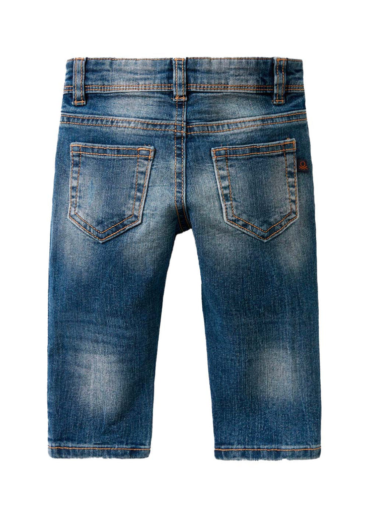 Benetton "Eco-Recycle" Jeans with Patches