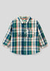 Benetton 100% Cotton Check Shirt
